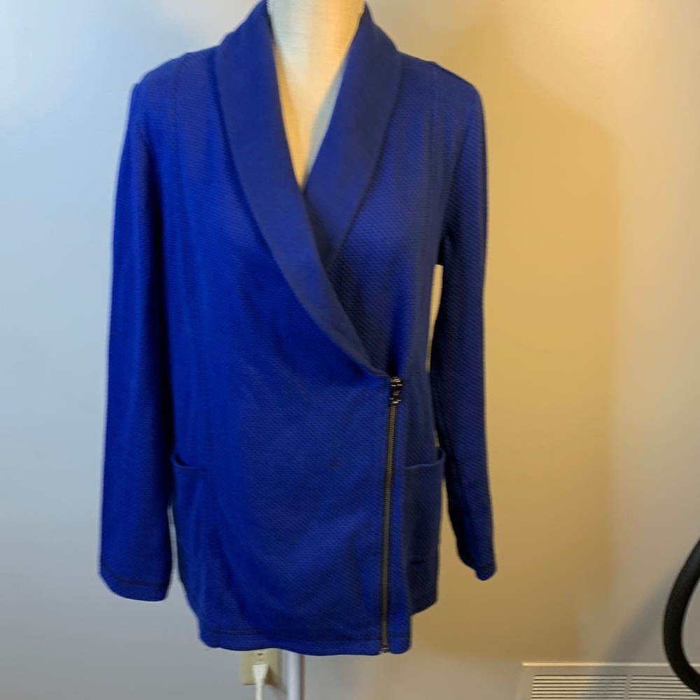 Jersey jacket. Talbots SZ M
